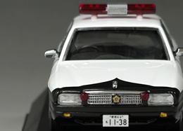 1/43日産セドリックシーマパトカー置物｜警察グッズまめたん【有