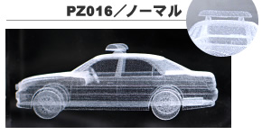 3Dクリスタルペーパーウエイト【パトカー:ノーマル】