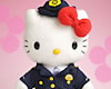 キティちゃんぬいぐるみ【女警ちゃん】