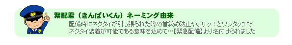 【ネクタイワンタッチ装着】緊配君(ネーミングの由来)